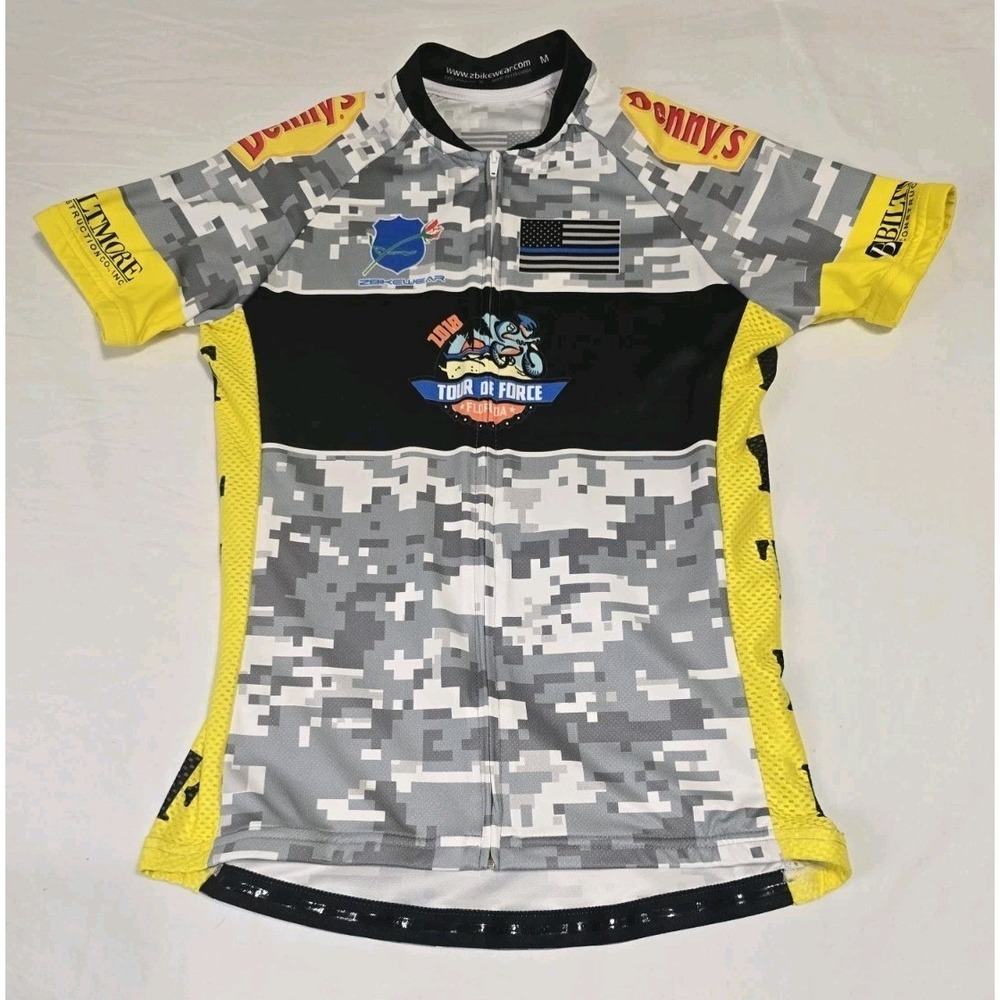 Z Bike Wear Medium Cycling Jersey 2018 Tour De Force Florida